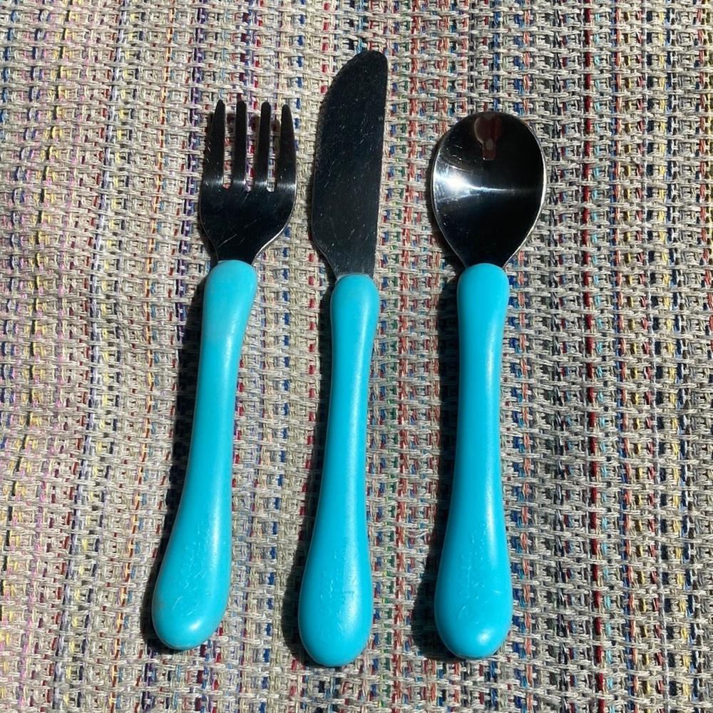 Green Sprouts kids cutlery set